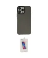 ieg™ iPhone 13 Pro Max Kılıf Zirve Doku Koleksiyonu - Siyah Joko 5D Cam