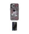 ieg™ iPhone 13 Pro Max Kılıf Zirve Form Özel Seri - Siyah 3D Antistatik Hayalet Cam Ekran Koruyucu