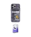 ieg™ iPhone 13 Pro Max Kılıf Zirve Form Özel Seri - Siyah Bilvis 5in1 5D Magic Hayalet Cam Ekran Koruyucu