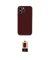ieg™ iPhone 13 Pro Max Kılıf Zirve Modern Özel Seri - Şeffaf Maxco Cam Ekran Koruyucu