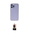 ieg™ iPhone 13 Pro Max Kılıf Zirve Modern Özel Seri - Şeffaf Maxco Cam Ekran Koruyucu