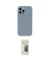 ieg™ iPhone 13 Pro Max Kılıf Zirve Modern Özel Seri - Siyah 6D Mat Seramik Hayalet Nano Ekran Koruyucu
