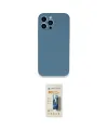 ieg™ iPhone 13 Pro Max Kılıf Zirve Modern Özel Seri - Siyah 6D Mat Seramik Hayalet Nano Ekran Koruyucu