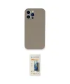 ieg™ iPhone 13 Pro Max Kılıf Zirve Modern Özel Seri - Siyah 6D Mat Seramik Hayalet Nano Ekran Koruyucu