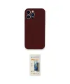 ieg™ iPhone 13 Pro Max Kılıf Zirve Modern Özel Seri - Siyah 6D Mat Seramik Hayalet Nano Ekran Koruyucu