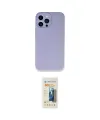 ieg™ iPhone 13 Pro Max Kılıf Zirve Modern Özel Seri - Siyah 6D Mat Seramik Hayalet Nano Ekran Koruyucu