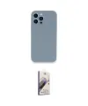ieg™ iPhone 13 Pro Max Kılıf Zirve Modern Özel Seri - Siyah Bilvis 3D Mat Cam Ekran Koruyucu