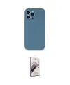 ieg™ iPhone 13 Pro Max Kılıf Zirve Modern Özel Seri - Siyah Bilvis 3D Mat Cam Ekran Koruyucu