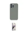 ieg™ iPhone 13 Pro Max Kılıf Zirve Modern Özel Seri - Siyah Bilvis 3D Mat Cam Ekran Koruyucu