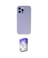 ieg™ iPhone 13 Pro Max Kılıf Zirve Modern Özel Seri - Siyah Bilvis 5in1 3D Magic Cam Ekran Koruyucu