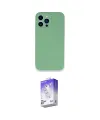ieg™ iPhone 13 Pro Max Kılıf Zirve Modern Özel Seri - Siyah Bilvis 5in1 3D Magic Cam Ekran Koruyucu