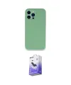 ieg™ iPhone 13 Pro Max Kılıf Zirve Modern Özel Seri - Siyah Bilvis 5in1 5D Magic Hayalet Cam Ekran Koruyucu