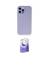 ieg™ iPhone 13 Pro Max Kılıf Zirve Modern Özel Seri - Siyah Bilvis 5in1 5D Magic Hayalet Cam Ekran Koruyucu