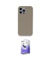 ieg™ iPhone 13 Pro Max Kılıf Zirve Modern Özel Seri - Siyah Bilvis 5in1 5D Magic Hayalet Cam Ekran Koruyucu