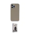 ieg™ iPhone 13 Pro Max Kılıf Zirve Modern Özel Seri - Siyah Bilvis Hayalet Cam Ekran Koruyucu