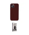 ieg™ iPhone 13 Pro Max Kılıf Zirve Modern Özel Seri - Siyah Bilvis Hayalet Cam Ekran Koruyucu