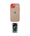 ieg™ iPhone 14 Kılıf Ahenk Çizgi Serisi - Şeffaf 360 Full Body Arka Koruyucu