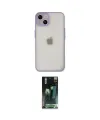 ieg™ iPhone 14 Kılıf Ahenk Çizgi Serisi - Şeffaf 360 Full Body Arka Koruyucu