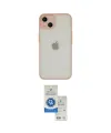 ieg™ iPhone 14 Kılıf Ahenk Çizgi Serisi - Şeffaf Royal Nano Ekran Koruyucu