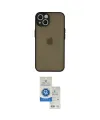 ieg™ iPhone 14 Kılıf Ahenk Çizgi Serisi - Şeffaf Royal Nano Ekran Koruyucu