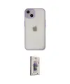ieg™ iPhone 14 Kılıf Ahenk Çizgi Serisi - Siyah Bilvis 3D Cam Ekran Koruyucu