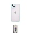 ieg™ iPhone 14 Kılıf Ahenk Çizgi Serisi - Siyah Bilvis 3D Cam Ekran Koruyucu