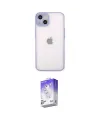 ieg™ iPhone 14 Kılıf Ahenk Çizgi Serisi - Siyah Bilvis 5in1 3D Magic Cam Ekran Koruyucu