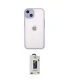 ieg™ iPhone 14 Kılıf Ahenk Çizgi Serisi - Siyah Bilvis Hayalet Cam Ekran Koruyucu