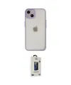 ieg™ iPhone 14 Kılıf Ahenk Çizgi Serisi - Siyah Bilvis Hayalet Cam Ekran Koruyucu