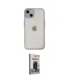 ieg™ iPhone 14 Kılıf Ahenk Çizgi Serisi - Siyah Bilvis Hayalet Cam Ekran Koruyucu