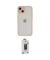 ieg™ iPhone 14 Kılıf Ahenk Çizgi Serisi - Siyah Bilvis Hayalet Cam Ekran Koruyucu