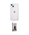 ieg™ iPhone 14 Kılıf Ahenk Çizgi Serisi - Siyah Bilvis Hayalet Cam Ekran Koruyucu