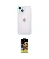 ieg™ iPhone 14 Kılıf Ahenk Çizgi Serisi - Siyah Buffer Cam Ekran Koruyucu