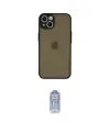 ieg™ iPhone 14 Kılıf Ahenk Çizgi Serisi - Siyah Joko Magic 5D Cam