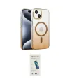 ieg™ iPhone 14 Kılıf Ahenk Doku Özel Seri - Şeffaf Pasifik Cam Ekran Koruyucu