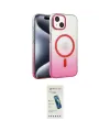 ieg™ iPhone 14 Kılıf Ahenk Doku Özel Seri - Şeffaf Pasifik Cam Ekran Koruyucu