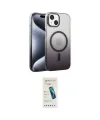 ieg™ iPhone 14 Kılıf Ahenk Doku Özel Seri - Şeffaf Pasifik Cam Ekran Koruyucu