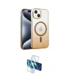 ieg™ iPhone 14 Kılıf Ahenk Doku Özel Seri - Siyah 3D Antistatik Cam Ekran Koruyucu