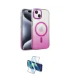 ieg™ iPhone 14 Kılıf Ahenk Doku Özel Seri - Siyah 3D Antistatik Cam Ekran Koruyucu