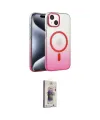 ieg™ iPhone 14 Kılıf Ahenk Doku Özel Seri - Siyah Bilvis 3D Cam Ekran Koruyucu