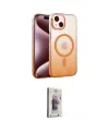 ieg™ iPhone 14 Kılıf Ahenk Doku Özel Seri - Siyah Bilvis 3D Cam Ekran Koruyucu