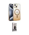 ieg™ iPhone 14 Kılıf Ahenk Doku Özel Seri - Siyah Bilvis Hayalet Cam Ekran Koruyucu