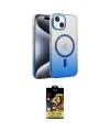 ieg™ iPhone 14 Kılıf Ahenk Doku Özel Seri - Siyah Buffer Cam Ekran Koruyucu