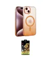 ieg™ iPhone 14 Kılıf Ahenk Doku Özel Seri - Siyah Buffer Cam Ekran Koruyucu