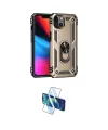 ieg™ iPhone 14 Kılıf Ahenk Klasik Koleksiyonu - Siyah 3D Antistatik Cam Ekran Koruyucu