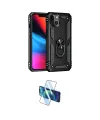 ieg™ iPhone 14 Kılıf Ahenk Klasik Koleksiyonu - Siyah 3D Antistatik Cam Ekran Koruyucu