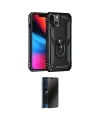 ieg™ iPhone 14 Kılıf Ahenk Klasik Koleksiyonu - Siyah 3D Antistatik Hayalet Cam Ekran Koruyucu