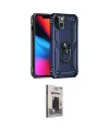 ieg™ iPhone 14 Kılıf Ahenk Klasik Koleksiyonu - Siyah Bilvis Hayalet Cam Ekran Koruyucu