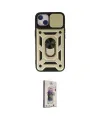 ieg™ iPhone 14 Kılıf Ahenk Klasik - Siyah Bilvis 3D Cam Ekran Koruyucu