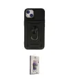 ieg™ iPhone 14 Kılıf Ahenk Klasik - Siyah Bilvis 3D Cam Ekran Koruyucu